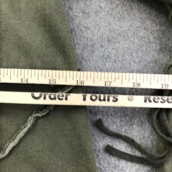 Salvage Jacket Womens Medium Green Biker Full Zip Studded Graphic Grunge Goth - Picture 9 of 10